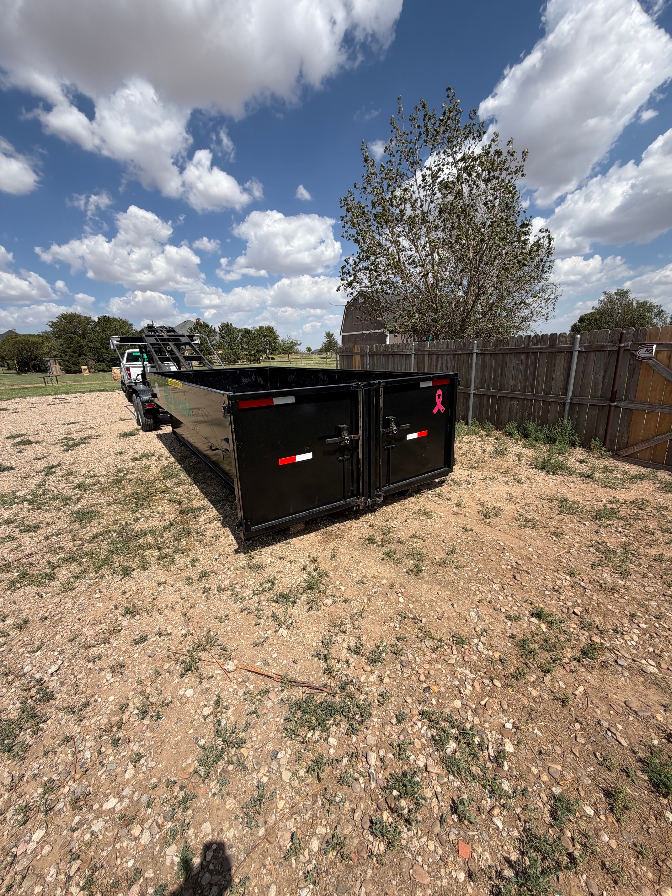 ADR Dumpster — Residential Gravel Delivery — Amarillo, TX
