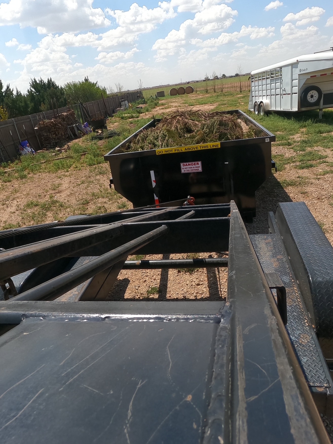 Rural Yard Debris Cleanup — Texas Panhandle